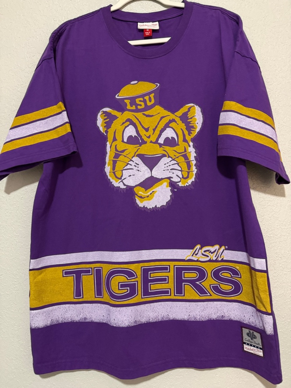 Mitchell & Ness Purple Crewneck Tee